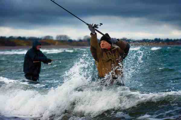 De fleste pladser på Sjællands Odde fisker rigtig godt når der er bevægelse i vandet, men de tåler dog ikke for hård nordvesten vind