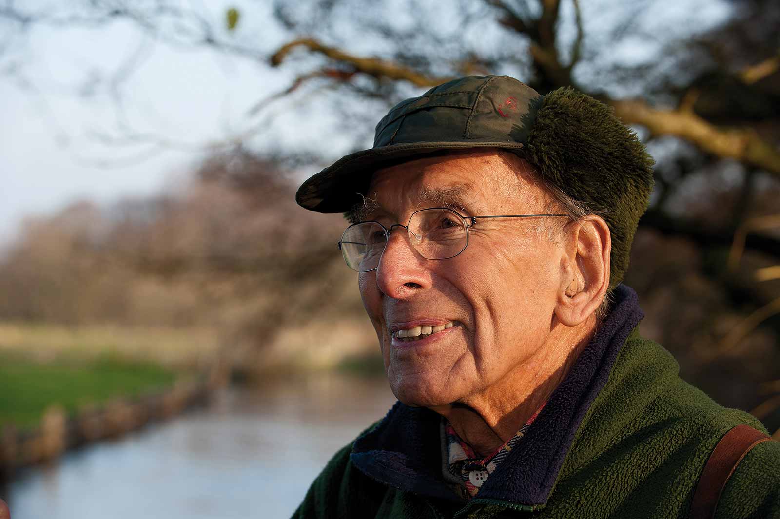 Jens Hogaard har været en ivrig laksefluefisker i 80 år