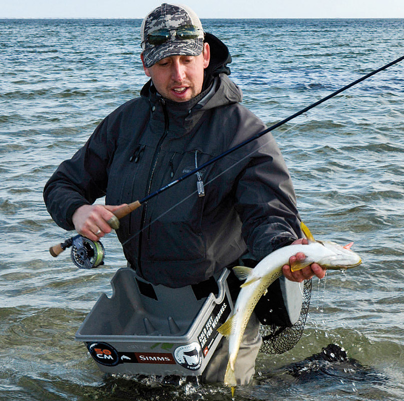 Jesper Lindquist ANdersen med en fin fisk fra Torø Huse.