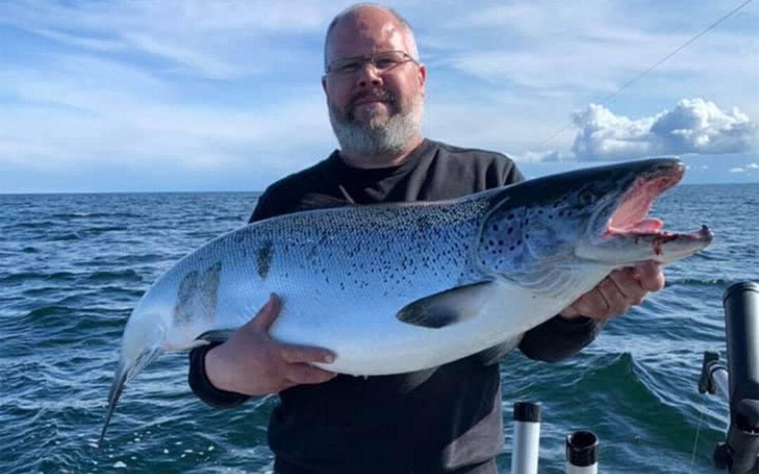 21,3 kilos laks til Johan Borg fra Team Fläckebo
