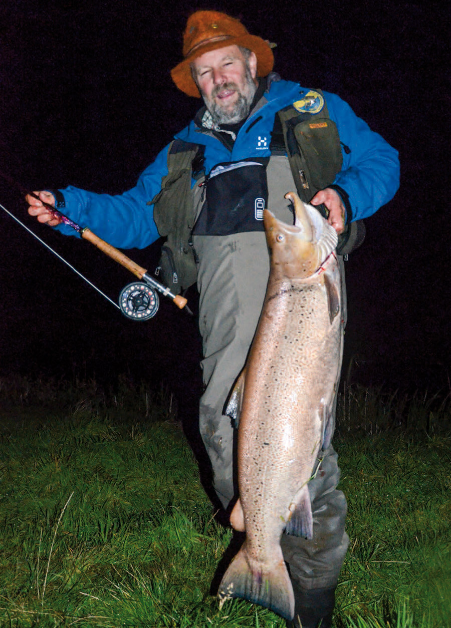 Johnny med pragtfisk på 11,65 kilo fra Hagebro strækket.