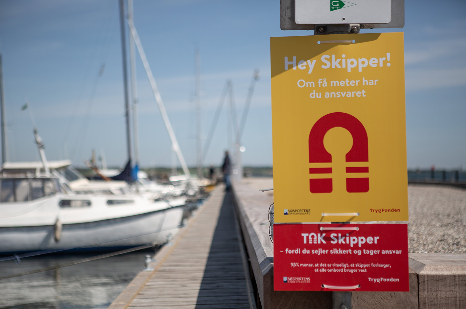 Tag skipperansvar og brug redningsvest er blot to af budskaberne i SejlSikkert kampagnen 2020.