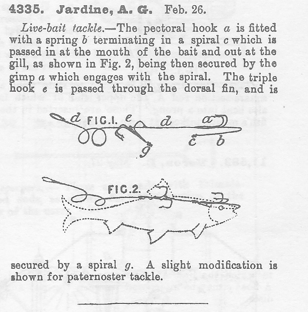 Patentet til Jardines forfang.