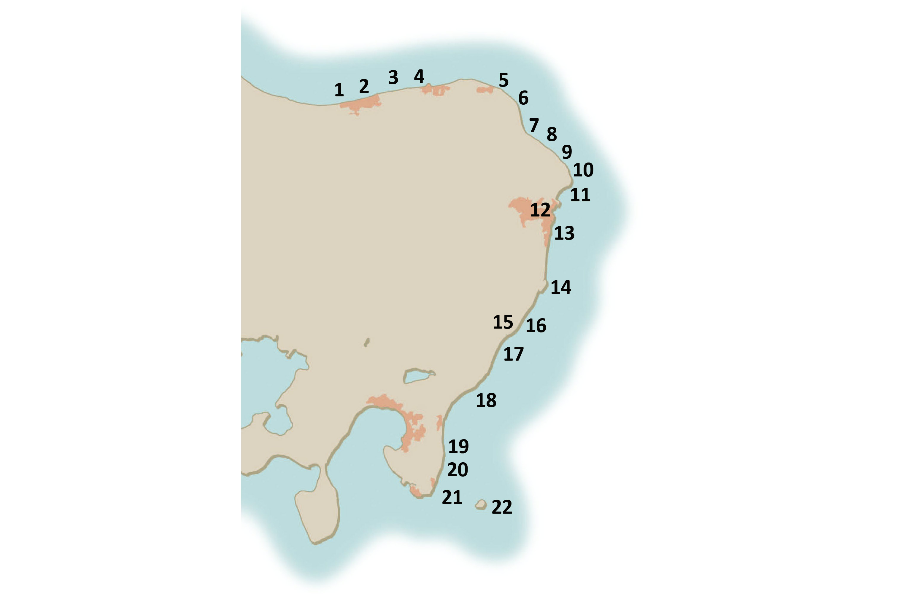 Her kan du se de 22 hotteste havørredpladser på Djursland.