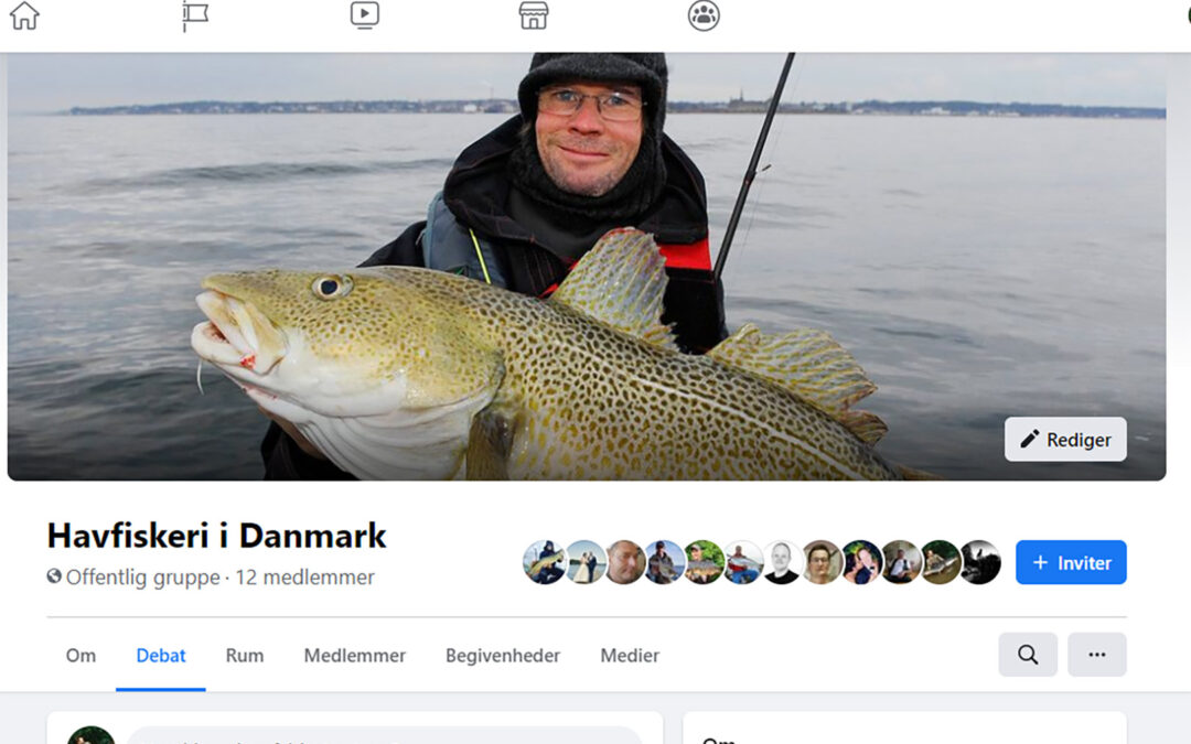 Havfiskeri i Danmark er en ny facebookgruppe for alle danske havfiskere.