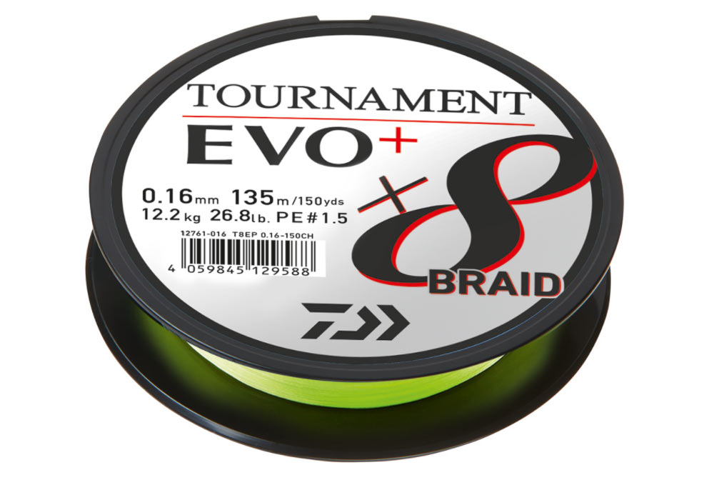 Daiwa Tournament 8 Braid EVO+