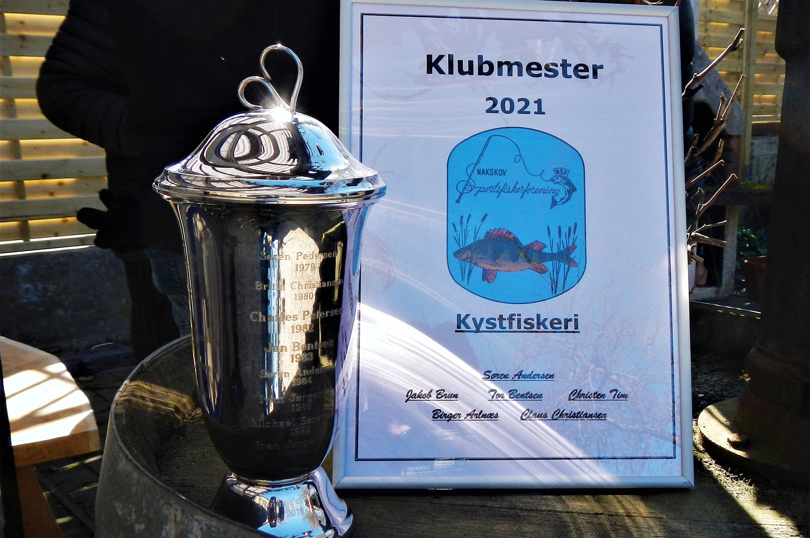Claus Rysse Christiansen var vinder af Nakskov Sportsfisikerforenings klubmesterskab i kystfiskeri.