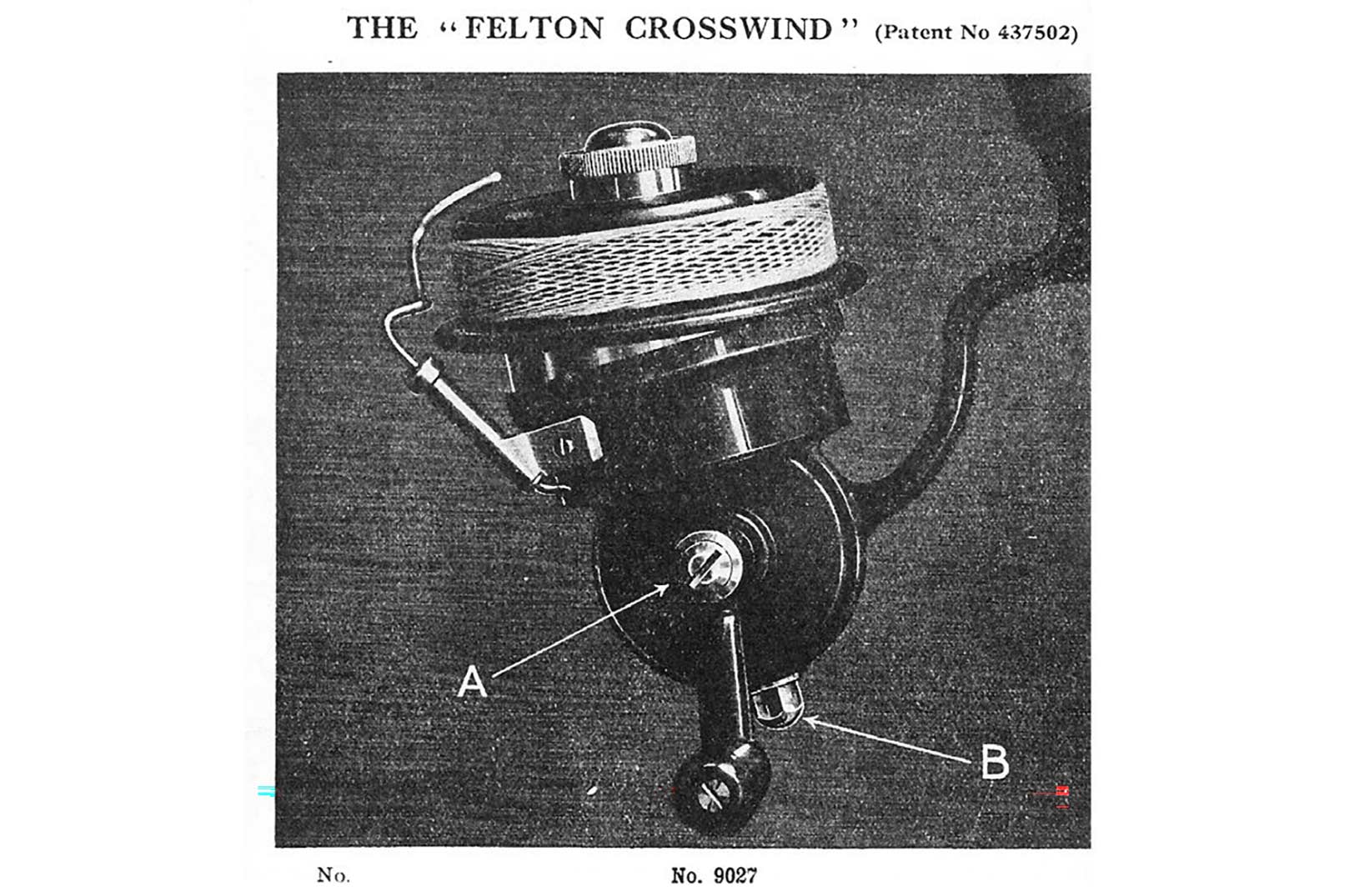 Dette er en annonce årgang 1935 fra Allcook. Felton Crosswind var det hotte nye, der bevægede sig som en mavedanser for et optimalt lineoplæg.