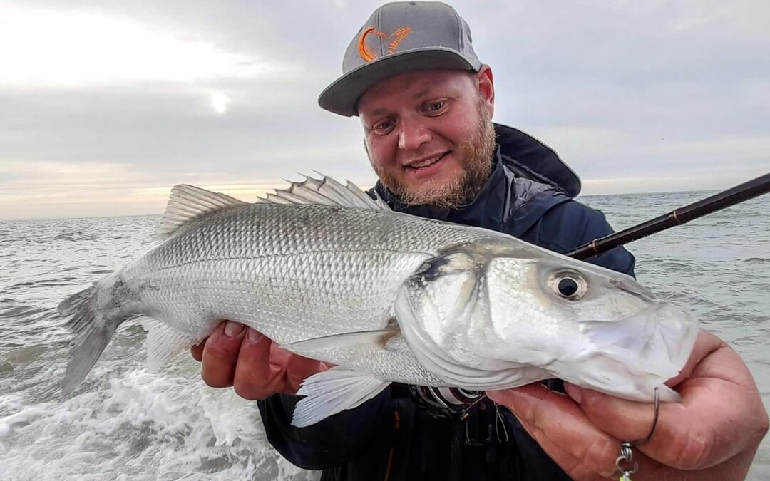 Mads Davidsen med en af 2021 sæsonens første havbarser