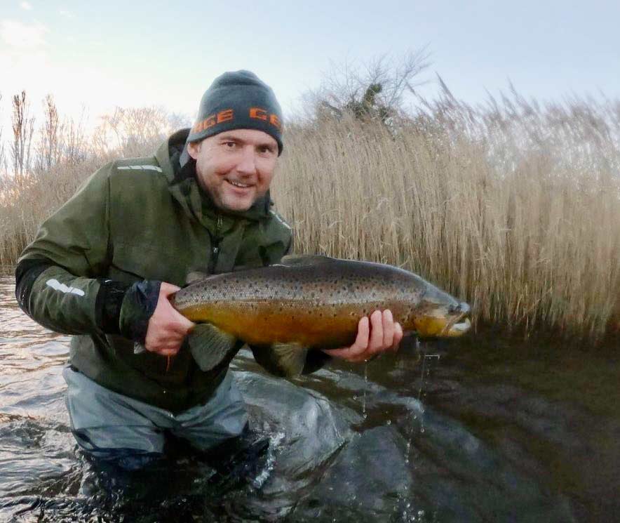 Kim Christoffersen med dagens største fisk