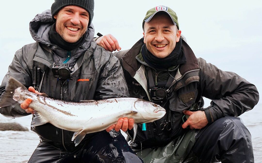 Filippo og Stefano med deres flotte kystørred.