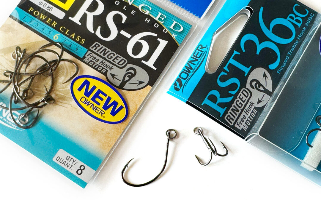 Med de nye Owner RST 36 BC og RS-61 kan du nu få ringed hooks til kystfiskeri.