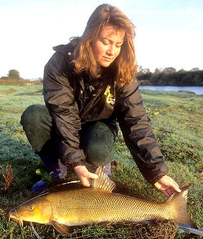 Charlotte - alias Barbel Queen med sin PR - en femkilos taget for en del år siden.