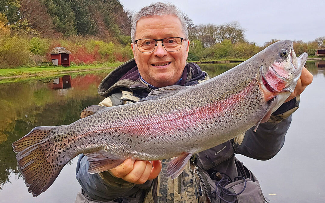 Arne Biering Vesthimmerlands Put and Take regnbueørred store fisk