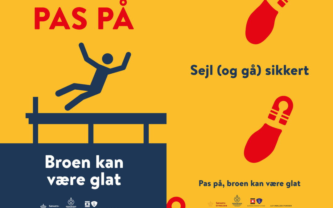 Søsportens Sikkerhedsrød: Pas på - broerne kan være glatte.
