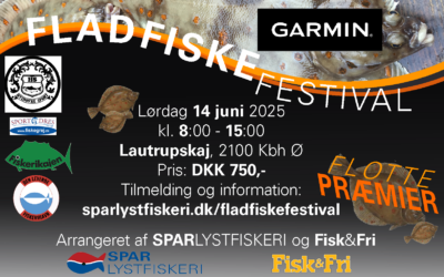 KOM TIL FLADFISKEFESTIVAL MED SPAR LYSTFISKERI 14. JUNI