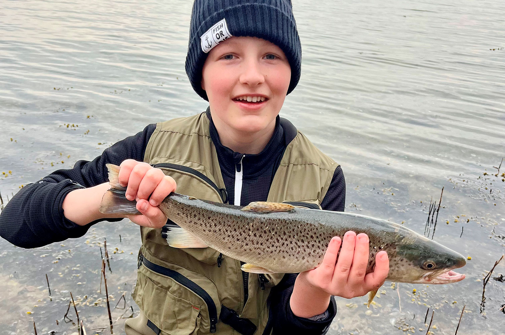 PR – og første havørred på kyst over mål - til Noam på 13 år med 51 cm