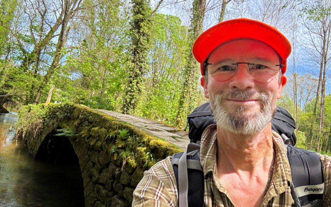 Jens Bursell på den portugiske camino