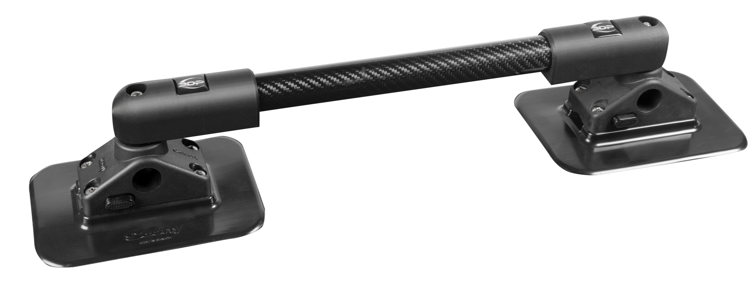 Den nye flyderingsrailing - Float Plus Carbon Rod - fås med ports til både Scotty, Railblaza og bFasten.