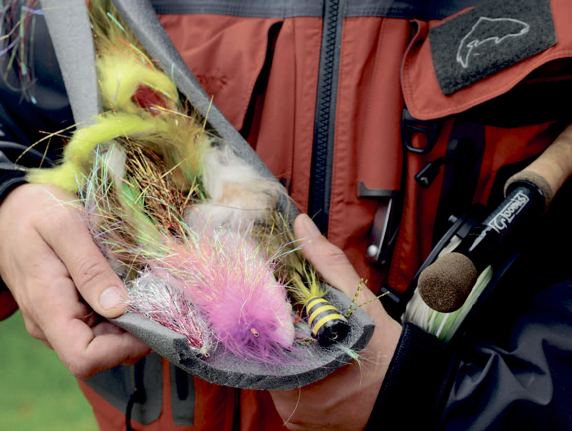 Fluer til geddefiskeri