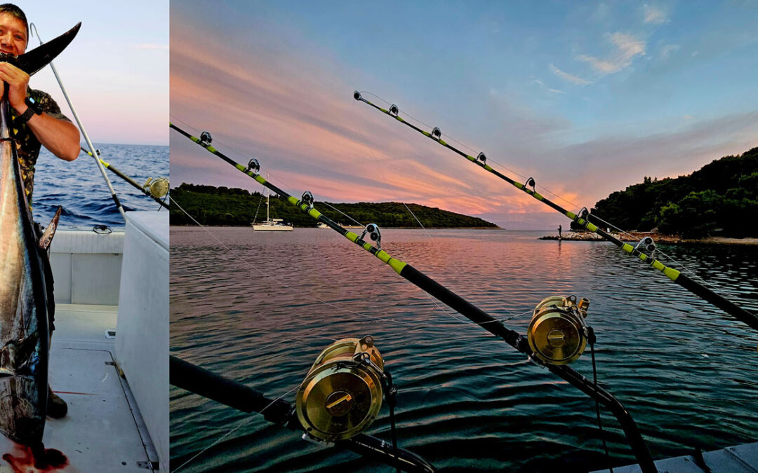 Lars med sin flotte tun fra Kroatien.