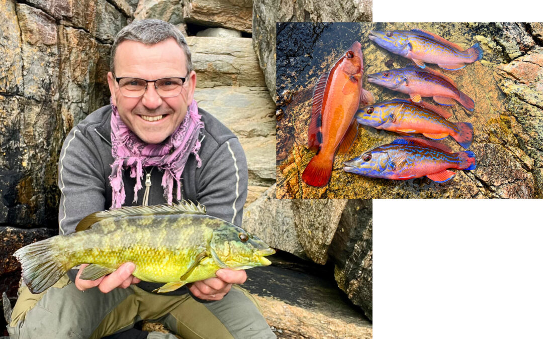 Jesper Larsen med berggylte og rødnæb fra Norge