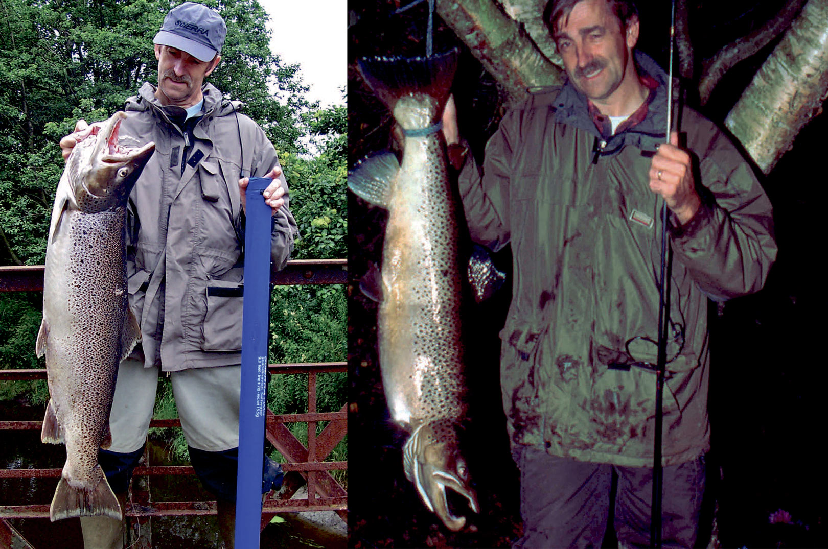 Niels Gårdbo med kæmpehavørreder fra Uggerby Å.