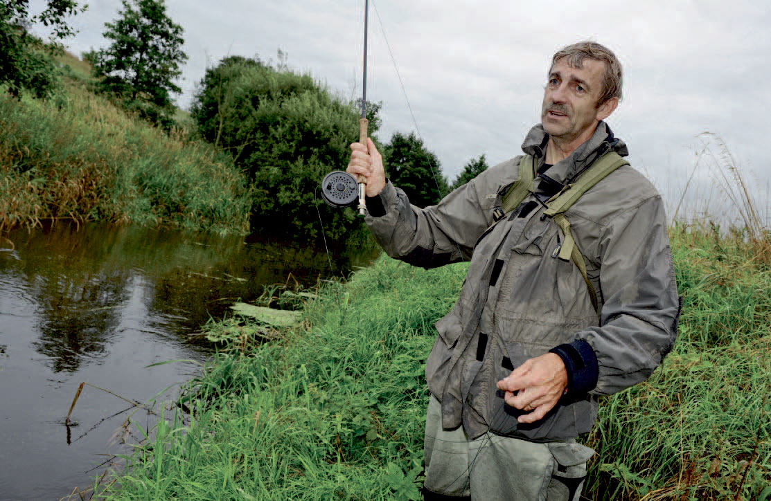 Fluefiskeri efter havørred ved Uggerby Å