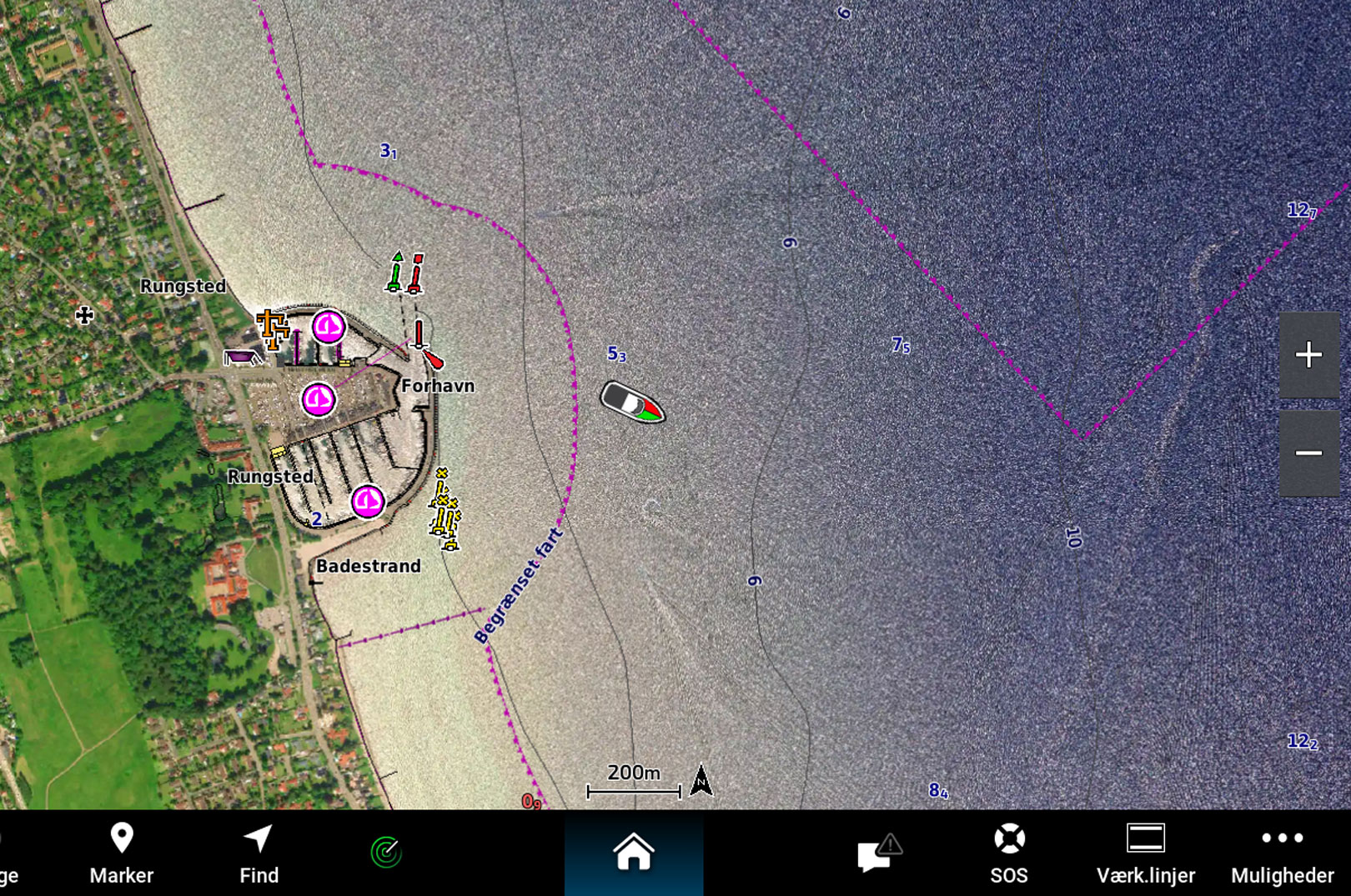 Garmin har netop markeret 300 meter grænsen på deres Navionics søkort