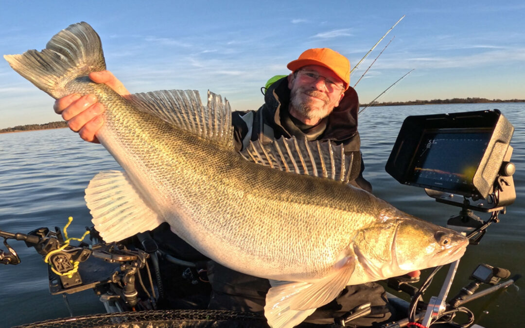 Jens Bursell med en flot sandart