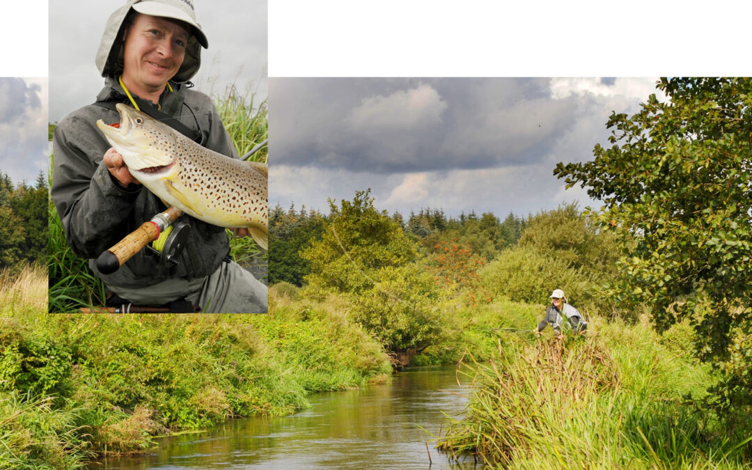 Fluefiskeri efter havørreder i små åer kræver stor præcision