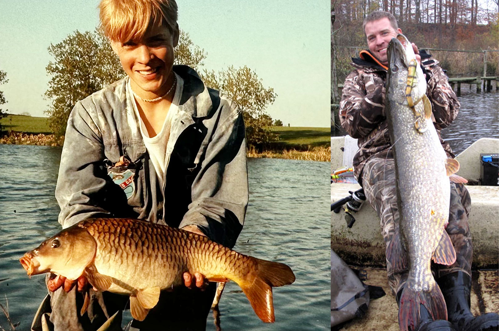 Mads Grosell med karpe og gedde