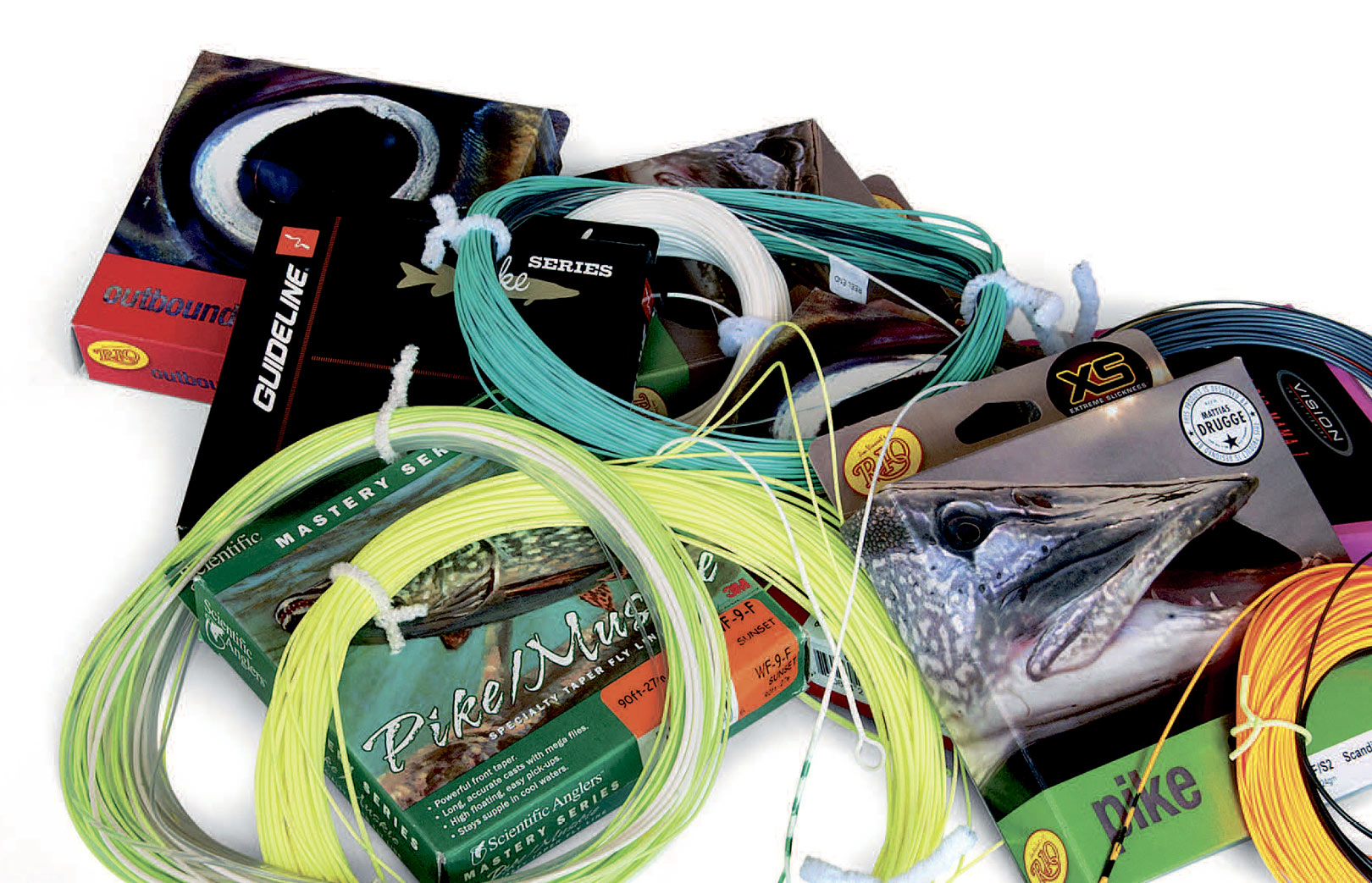 Liner til geddefluefiskeri