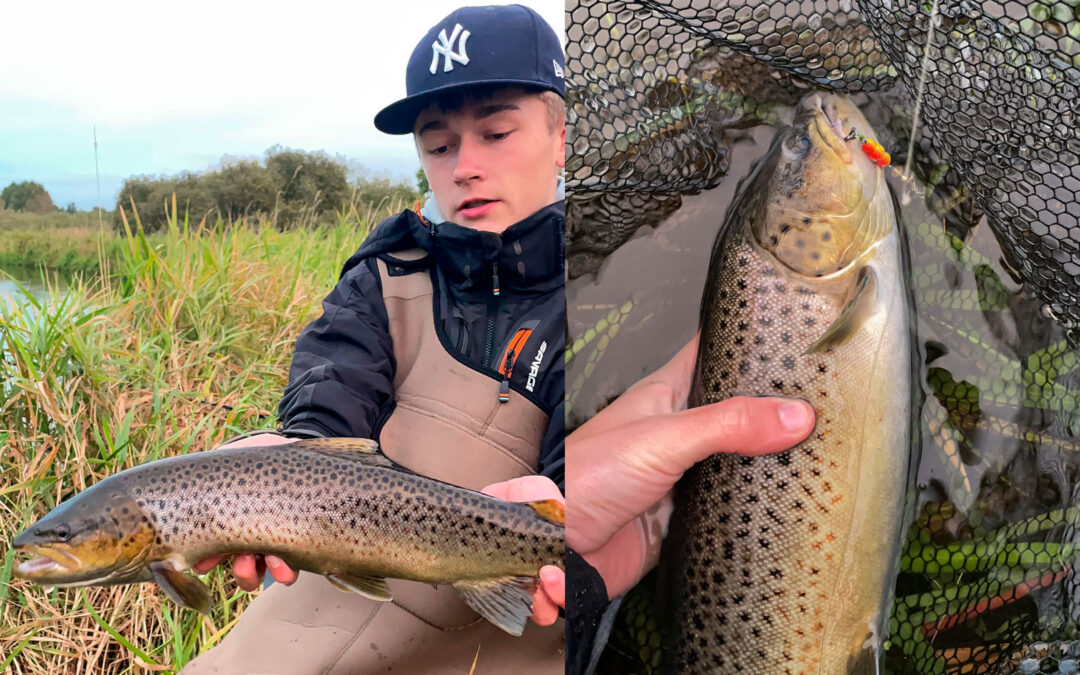 Marius Wennicke med sin flotte åhavørred