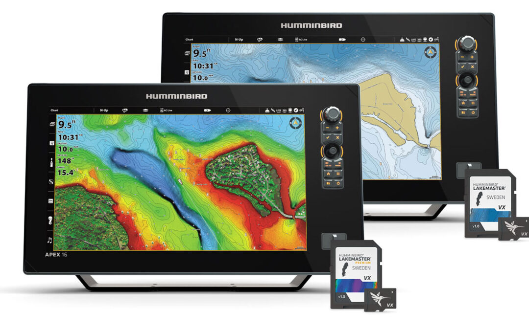 Humminbirds Lakemaster Søkort - nu over Svergie