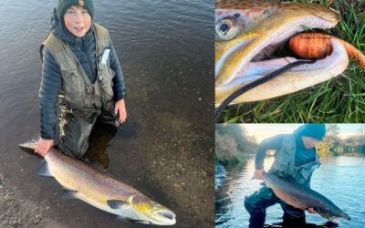 EN STOR JUNIORLAKS FRA GUDENÅEN