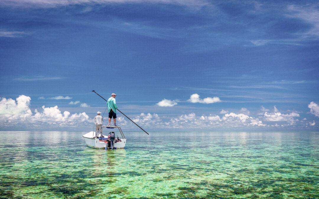 Flatsfiskeri på Cosmoledo Atoll