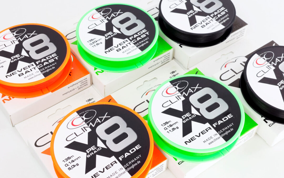 Climax X8 Neverfade er konstrueret så den kan holde farven - i modsætning til de fleste andre fletliner.