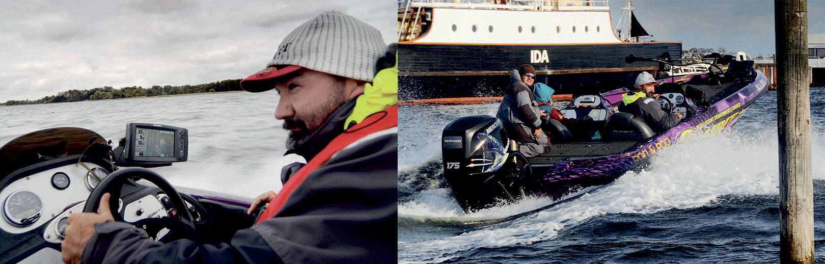 Frideric Jullian i sin perfekte prædatorbåd.