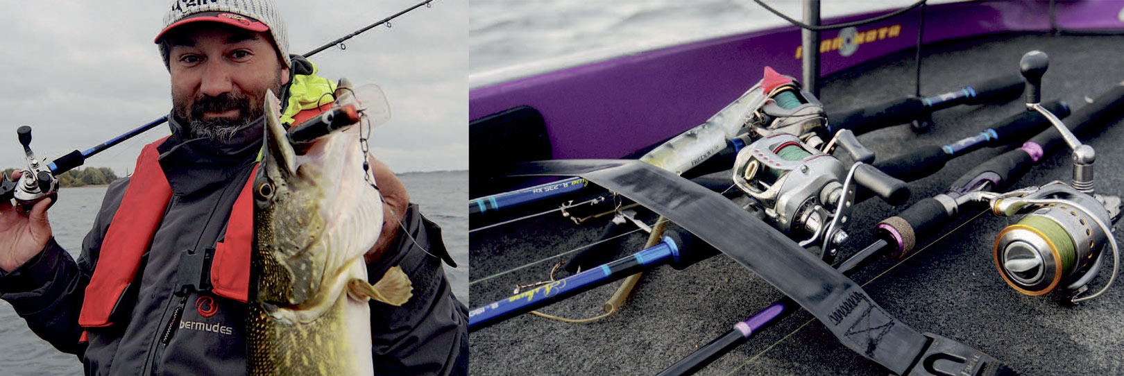 Frideric Jullian med en flot gedde.