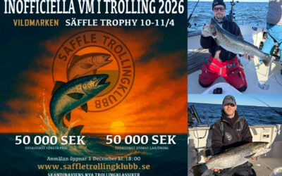 VM I TROLLING PÅ VÄNERN TIL APRIL: VILDMARKEN SÄFFLE TROPHY