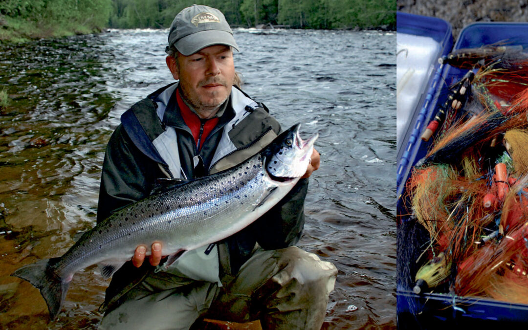 Rasmus Hansen har fisket i de laplandske lakseelve i mere end ti år, og Byskeelven er en af de elve der ligger hans hjerte nærmest.