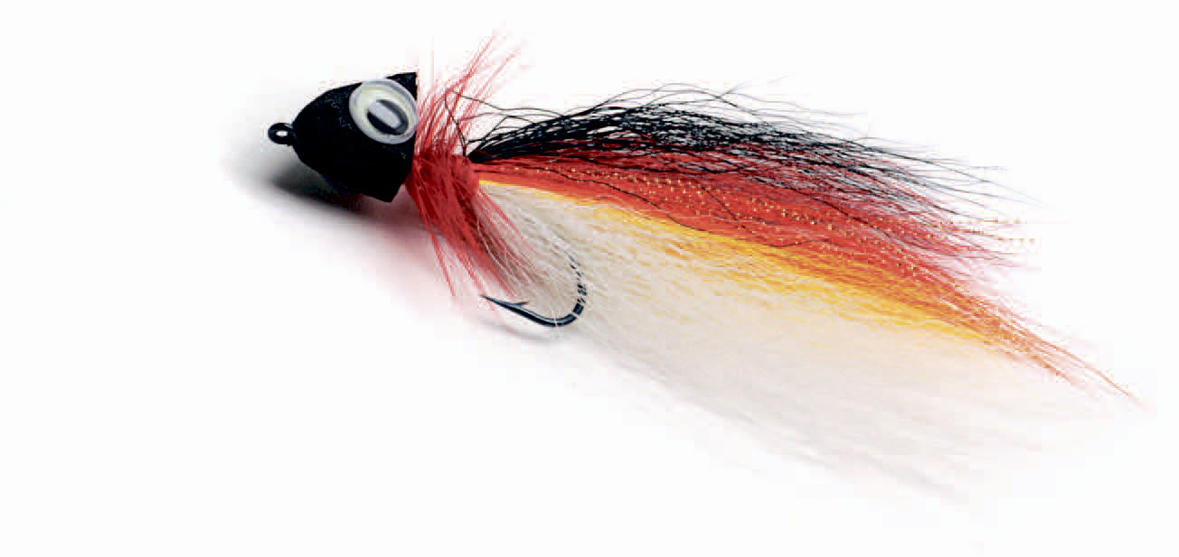 Skumplast egner sig fortræffeligt til pop-up geddefluer.Det er holdbart, har en god opdrift, og så kan det klippes til i et utal af forskellige former.