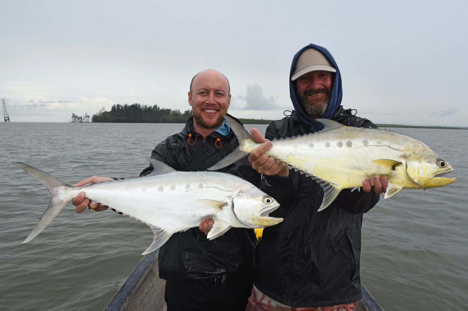 Turen bød også på superflotte queenfish som disse to skønheder.