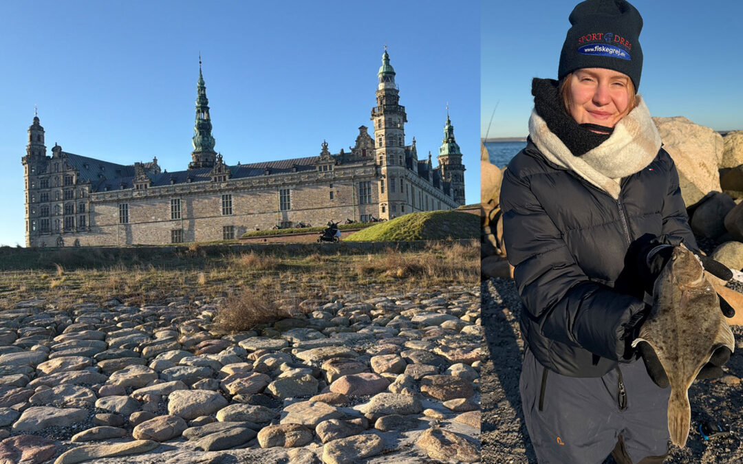 Niloline Weinholt med sin fine skrubbe fra Kronborg.