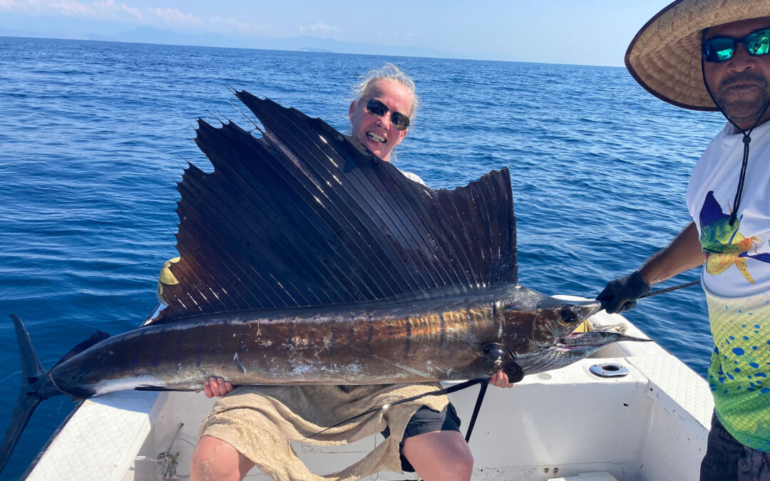Bob med en flot sejlfisk fra Mexico
