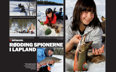 RØDDING: PÅ ISFISKEEVENTYR I LAPLAND