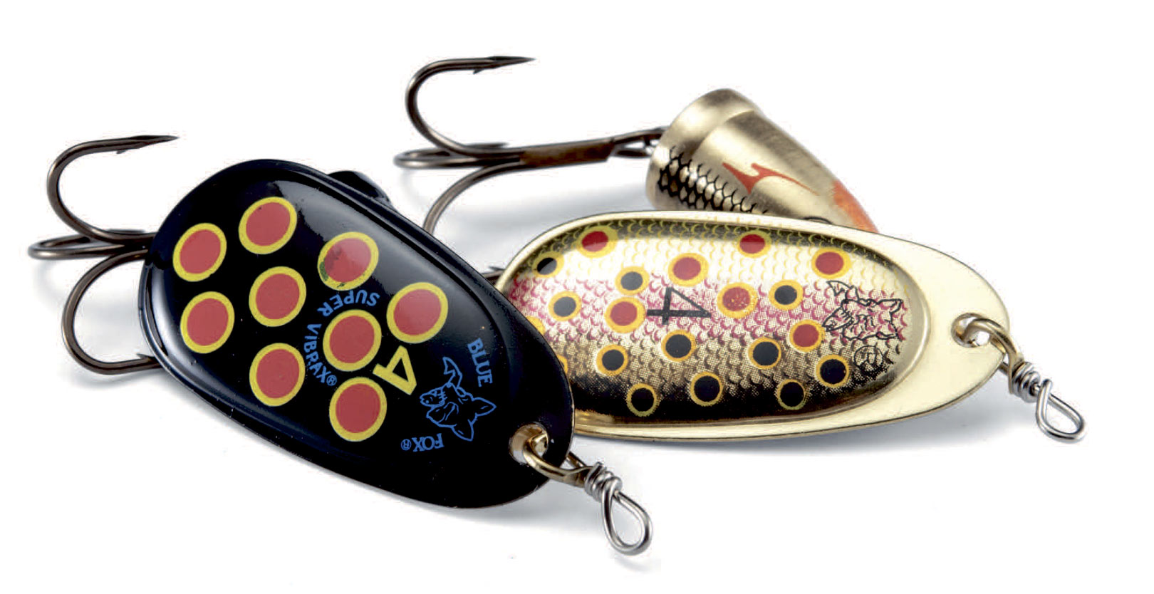 Spinneæsken bør indeholde lidt af hvert.Men blandt de lokale favoritter i Vestjylland finder vi både Vibrax, Panther og Savage Gear spinnere.