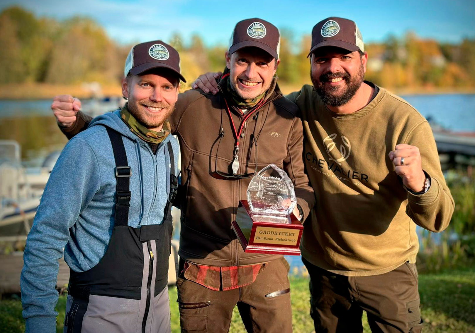 Pierre er med i mange lokale søfiskekonkurrencer - blæandt andet denne, som hans team vandt.