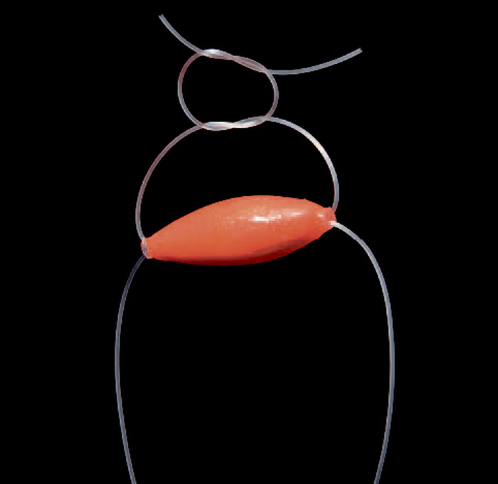 Hvis indikatoren ønskes monteretfast, gøres det lettest på denne måde.